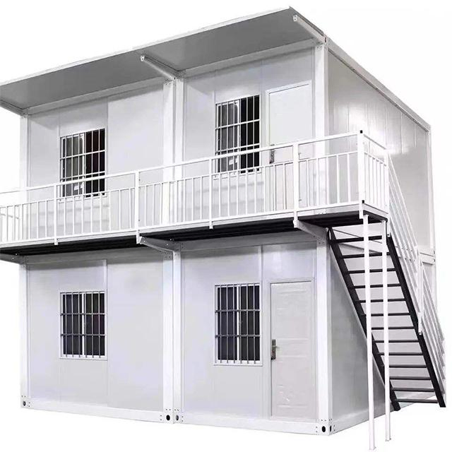 Manufacture Design Luxury Prefabricated Shipping Container Homes 3 Bedroom Double Storey Mansion Modular House for Living