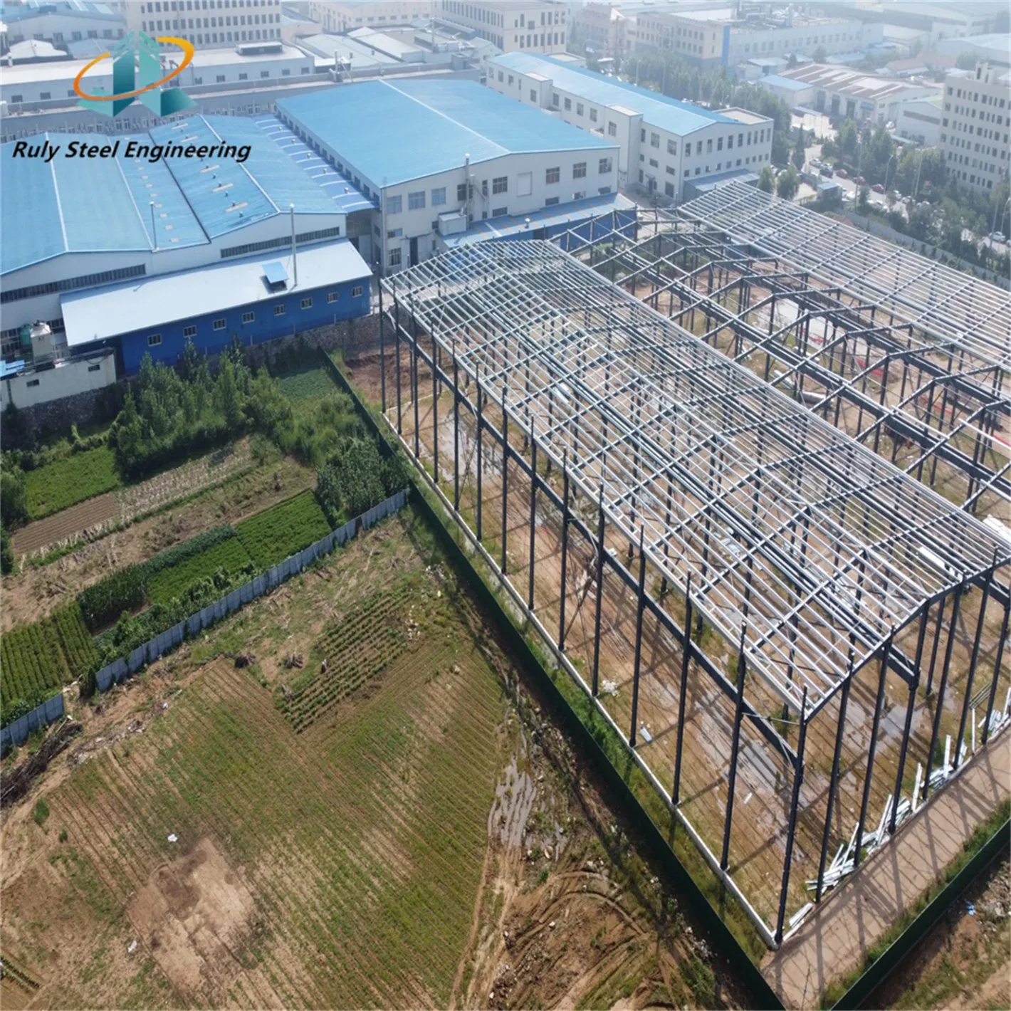 China Prefabricated Steel Construction Factory High Quality Prefabricated Steel Warehouse Designed Steel Structure Building Customized Workshop with Low Price