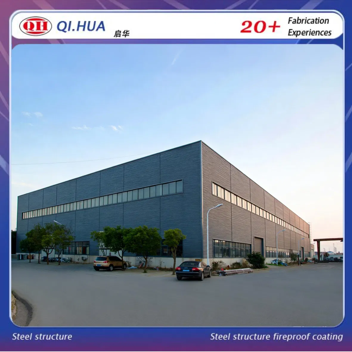 Industrial Prefabricated House Steel Structure for Workshop and Warehouse Construction