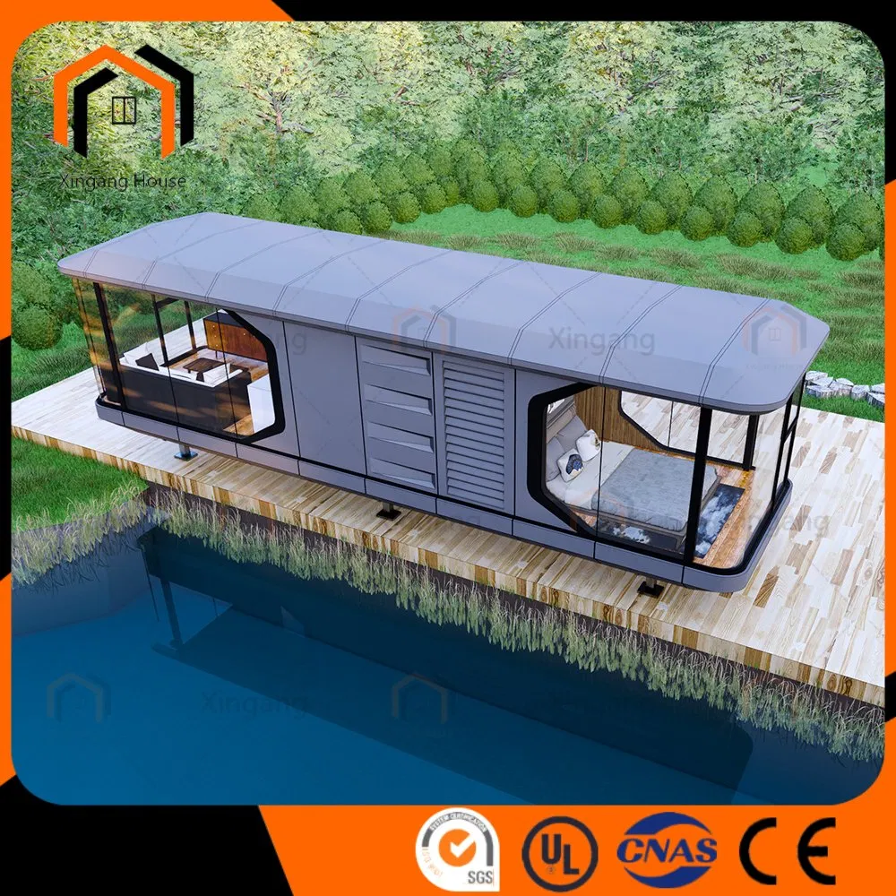 Modular Luxury Prefabricated Light Steel Aluminum Customizable Space Capsule House for Living Modular House Modular Prefabricated House Capsule House
