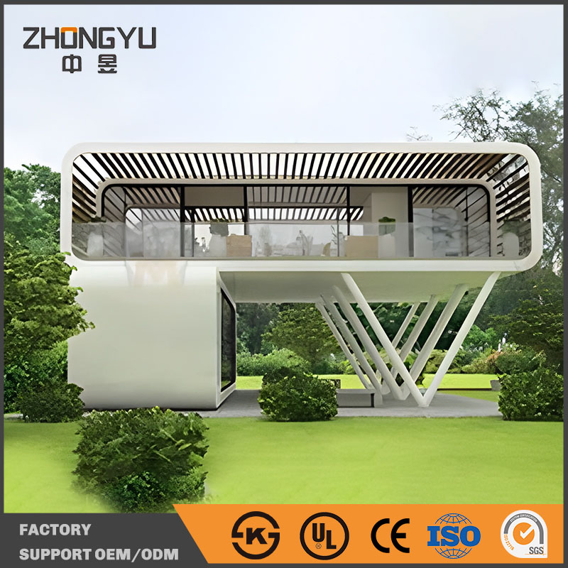Spacious Apple House Modular Residential Living Solution Suitable for Family Stay and Independent Use Prefabricated Cabin