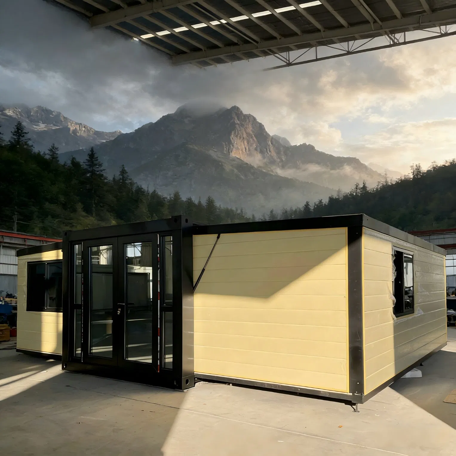 Mobile Homes Prefabricated Container Homes Tiny Homes Steel-Framed Offices Portable Homes