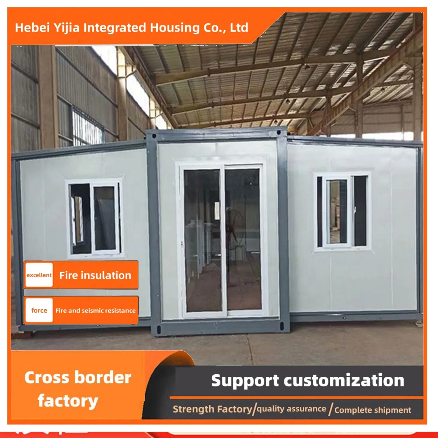 a Foldable and Expandable House Made of Steel Structural Materials Modern Luxury Architecture Family Residential Prefabricated Storage Container House