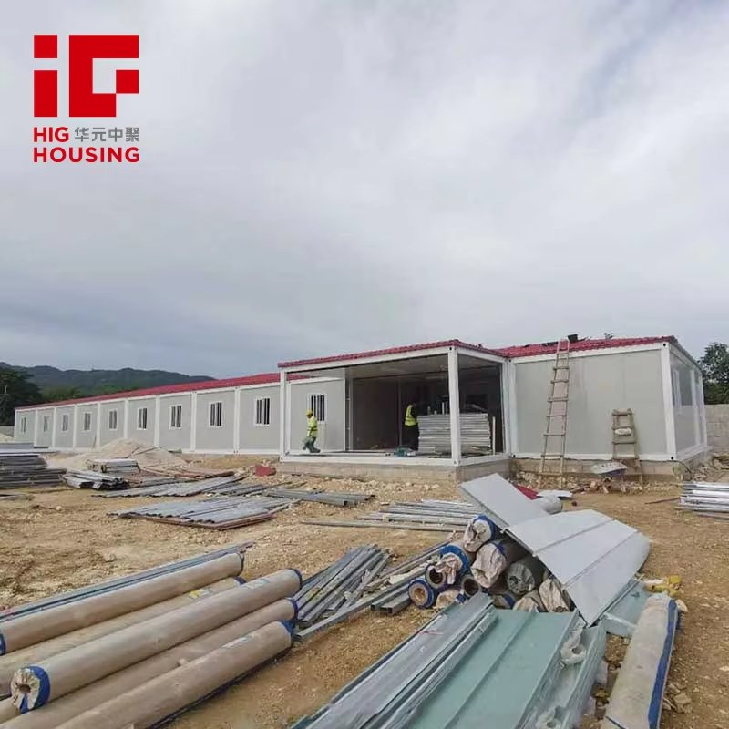 Factory Price China Prefab Modular EPS Sandwich Panel Portable Site Office Appartement Premade Container House