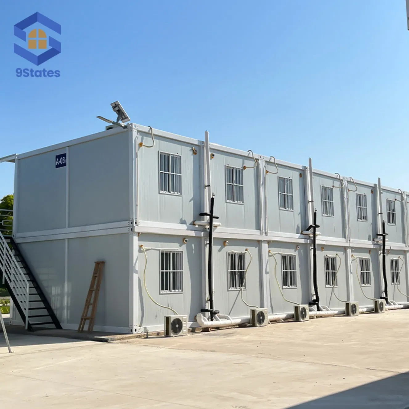 High Quality Waterproof Casa Prefab Expandable Modular Prefabricated Container Tiny House for Isolated Area Project Accommodation Block