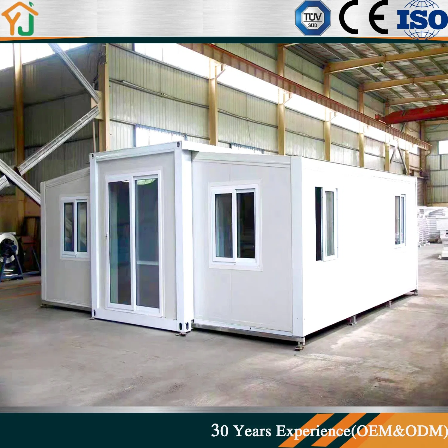 a Foldable and Expandable House Made of Steel Structural Materials Modern Luxury Architecture Family Residential Prefabricated Storage Container House