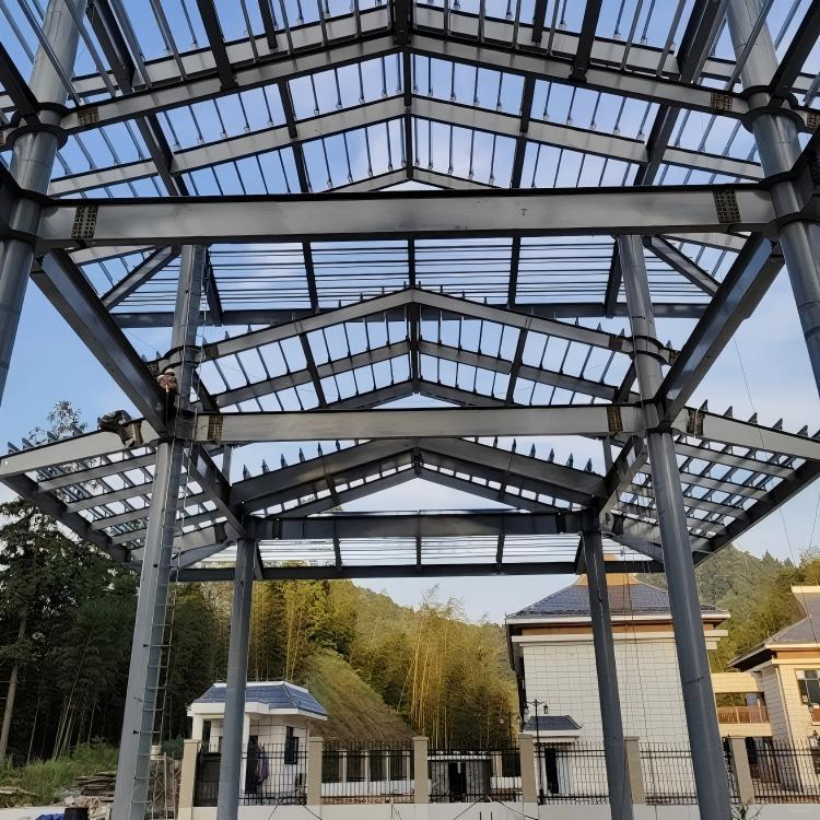 Construction Prefabricated Garage Prefabricated Warehouse Metal Building Steel Structure Shed Workshop