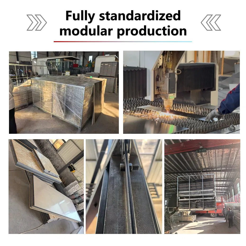 Luxury Steel Frame Small House Triangle House Low-Rise Villa Heat-Insulated Modular a Frame Home Prefabricated-Building for Project Solutions