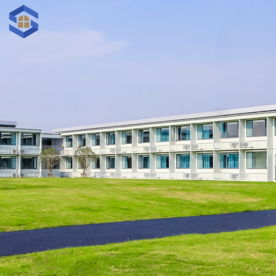 Customizable Site-Installable Windproof Fireproof Prefab Prefabricated Modular Container House for Hotel/Campsite Service Station/Vacation Village