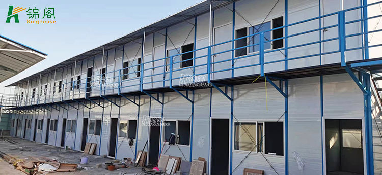 Prefabricated Movable Steel House Labor Camp Portable Sandwich Panel K Houses for Dormitory