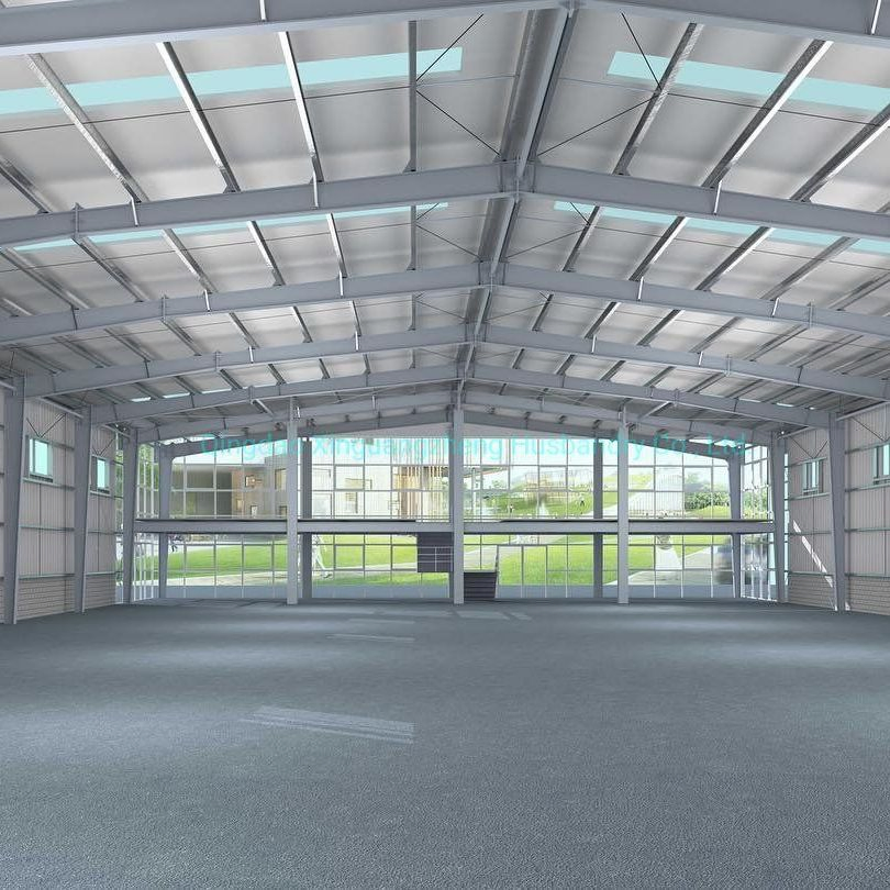 Factory Prefabricated Steel Structure Organic Fertilizer Production Workshop Warehouse