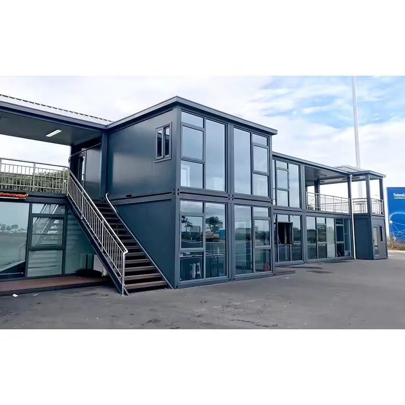 Customized Detachable 2 Floors Luxury Prefabricated Mobile Home Modular House Tiny Home Prefab Container Houses Villa