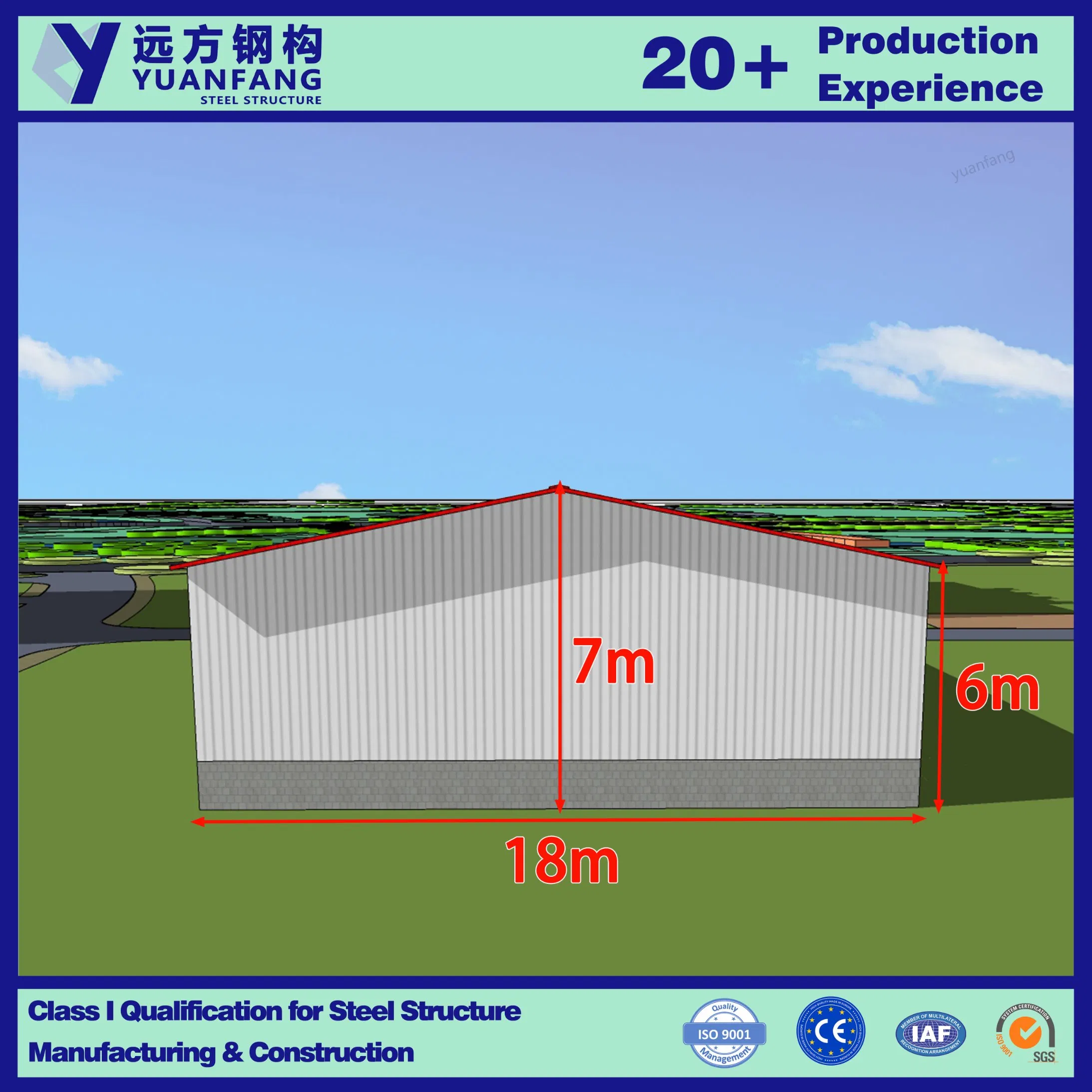 Prefabricated Modern China Modular Homes Prefab House of Steel Structure Featured Warehouse
