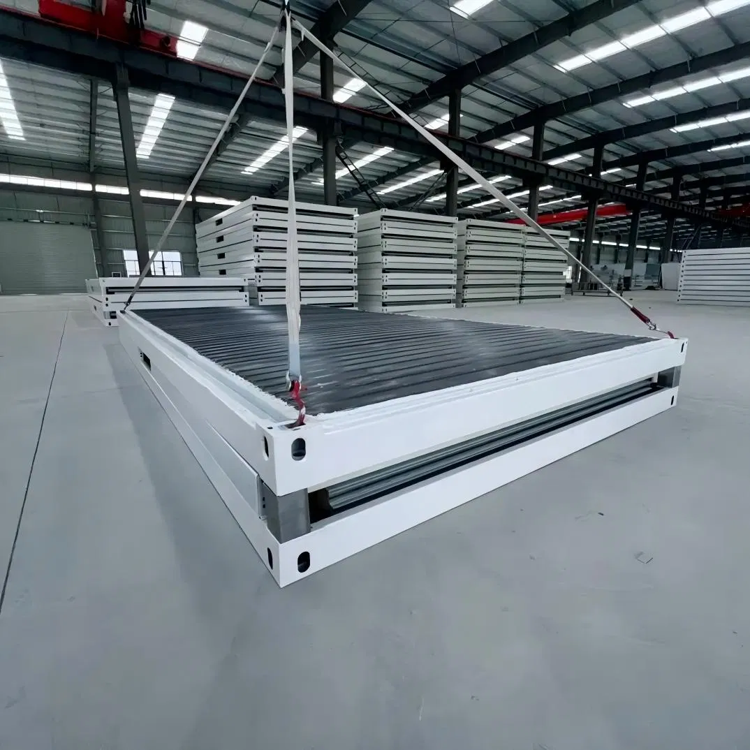 Prefab Folding House Prefabricated Double Storey Portable Foldable Flat Pack Container House