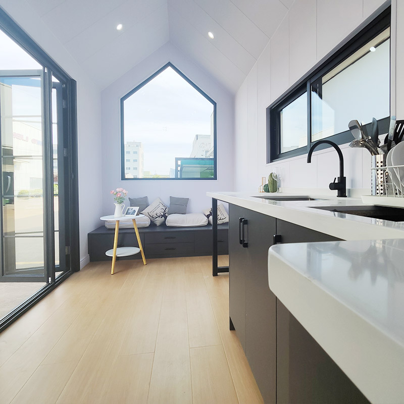 Prefabricated Light Steel Framed Tiny House on Wheels Wth Australia Standard