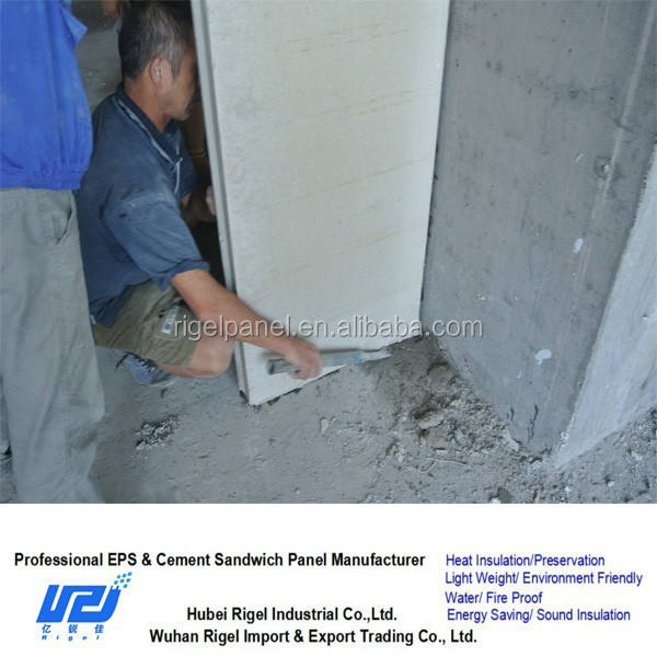 EPS Polystyrene Cement Sandwich Panel High Quality Precast Concrete Prefab House