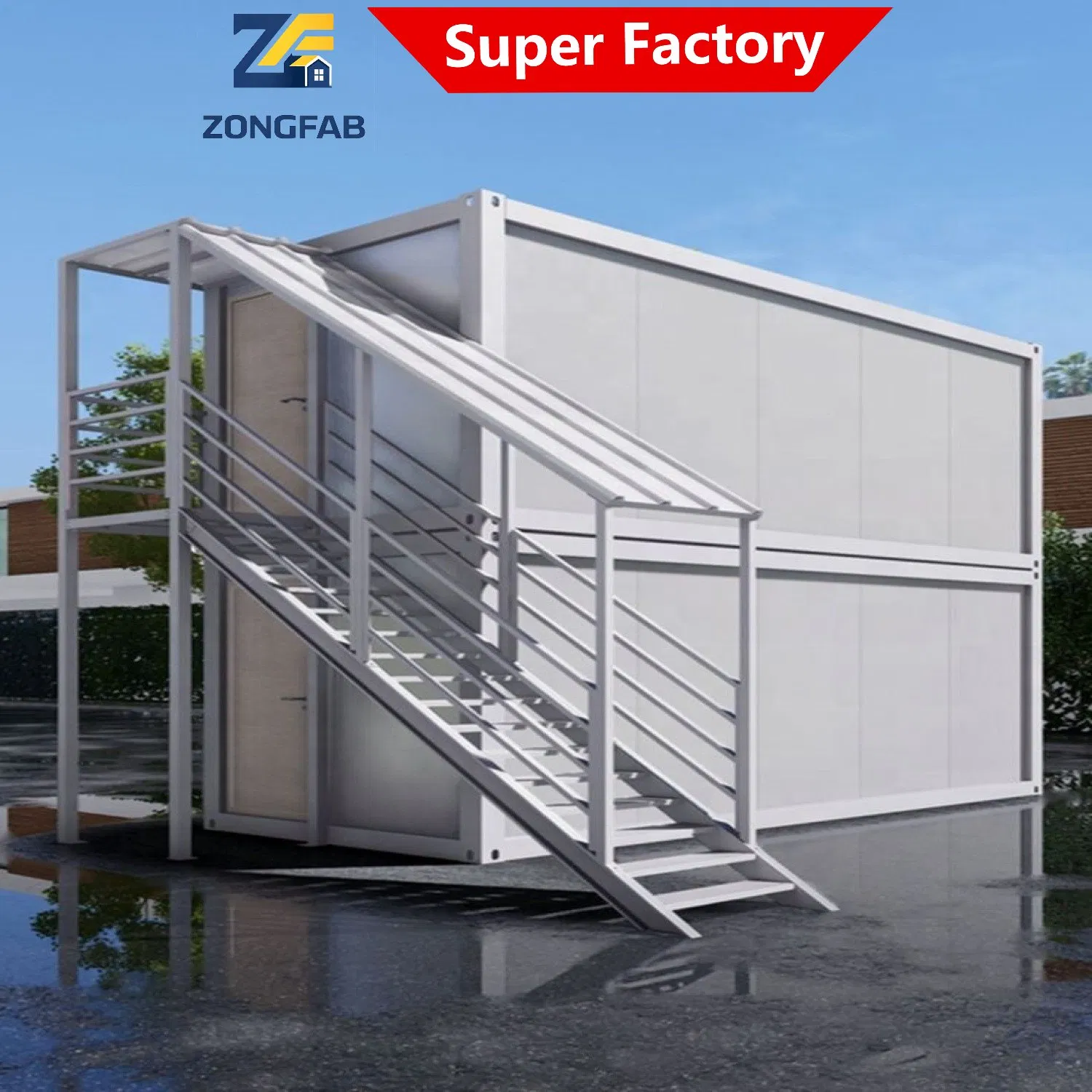 Luxury Decorated Steel Living Flat Pack Prefab Prefabricated Container House Villa Disaster Relief Emergency Shelter Campsite Camp Project