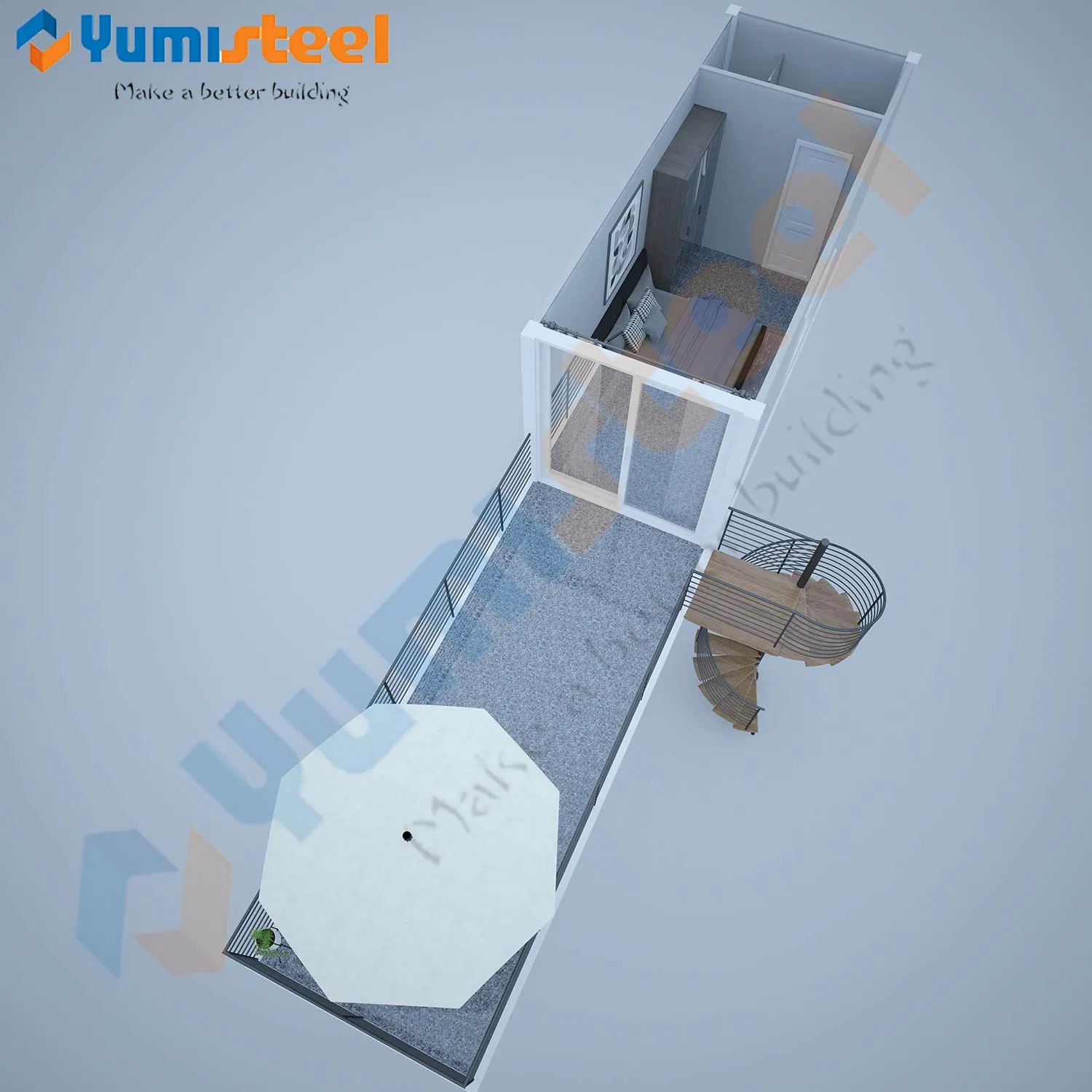 Japanese-Style Modular House, Movable Heat-Insulated, Anti-Seismic, Prefabricated House, Steel Structure House Portable Villa