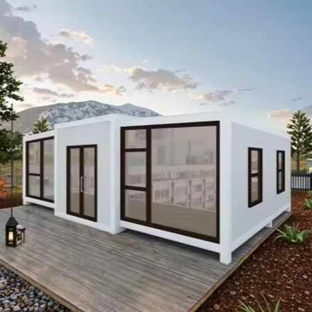 Two Bedrooms Luxury Customized Prefabricated Container House for Villa