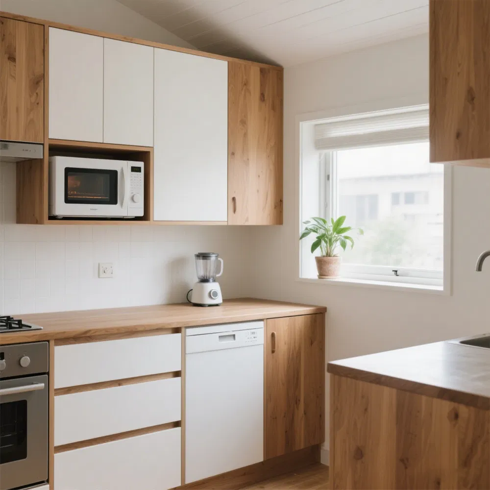 Imitation Wood Grain Double Storey Dormitory Modular Prefabricated Houses Prefab Home Container House