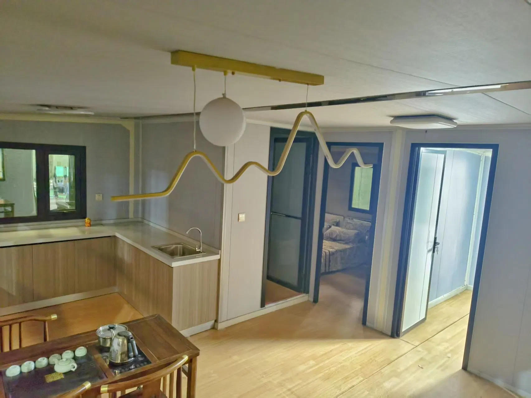 20/40FT Prefabricated Folding Container House Expandable Container Residential Villa Luxury Prefabricated Small Family