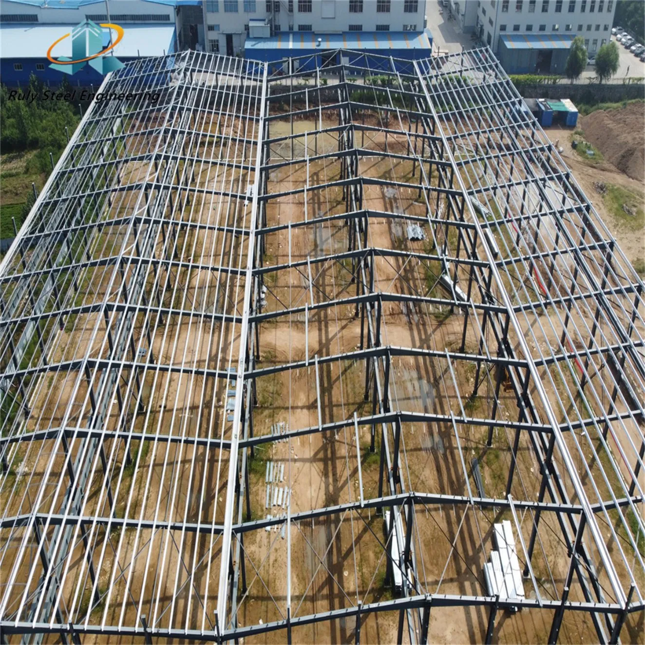 China Prefabricated Steel Construction Factory High Quality Prefabricated Steel Warehouse Designed Steel Structure Building Customized Workshop with Low Price