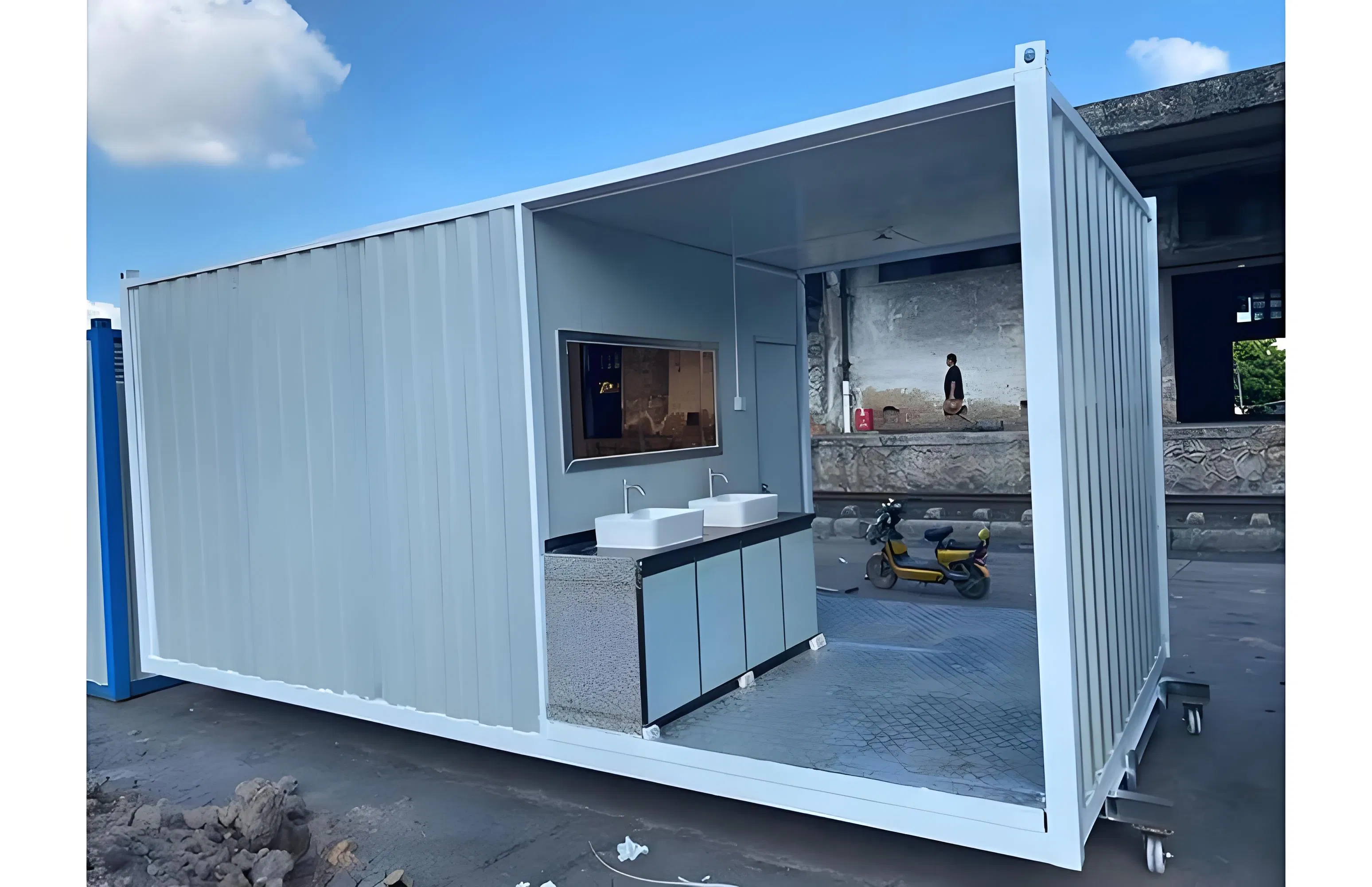 Customized ISO Standard Steel Structure Movable Special Electric Prefabricated Cabin Storage Office Shipping Container