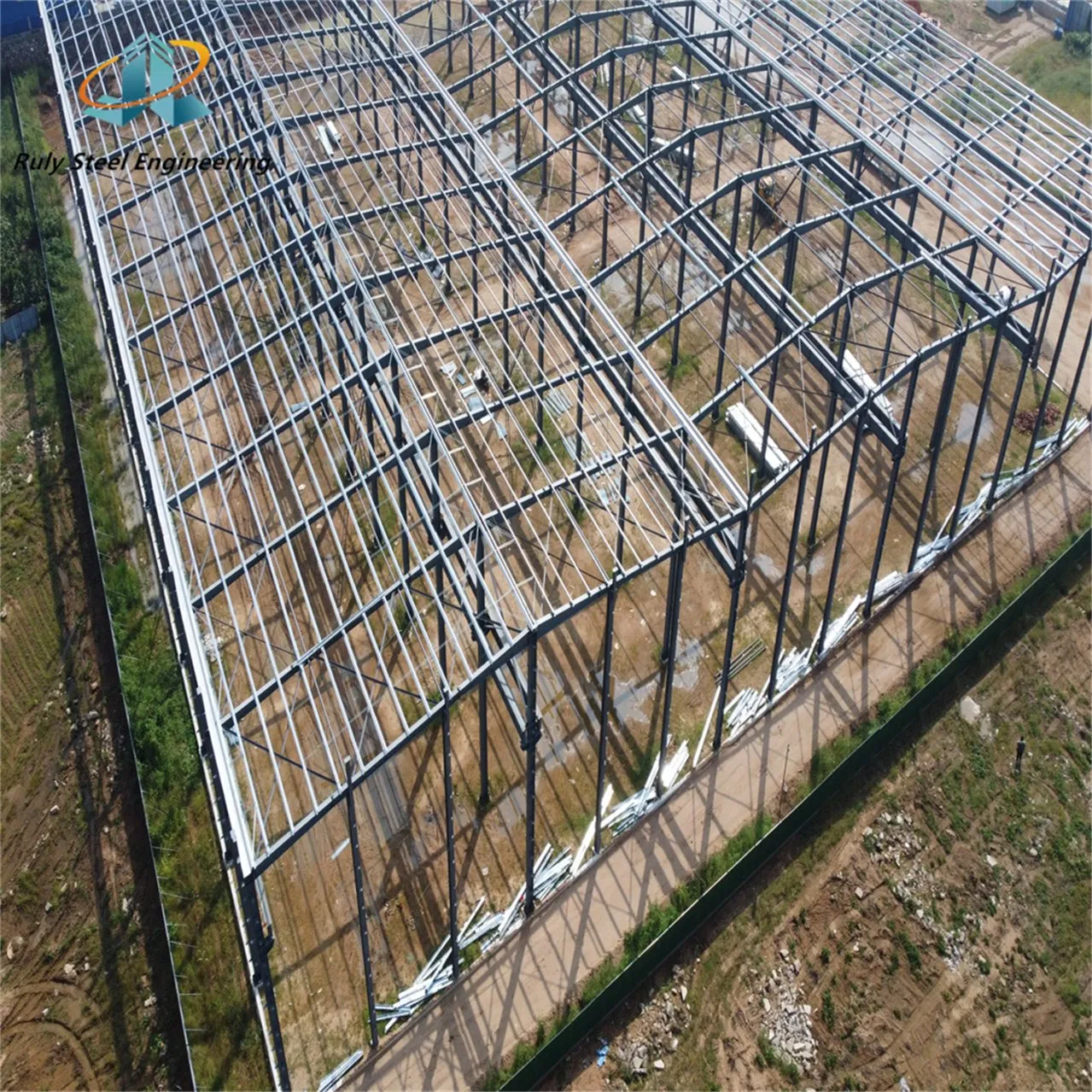 China Prefabricated Steel Construction Factory High Quality Prefabricated Steel Warehouse Designed Steel Structure Building Customized Workshop with Low Price