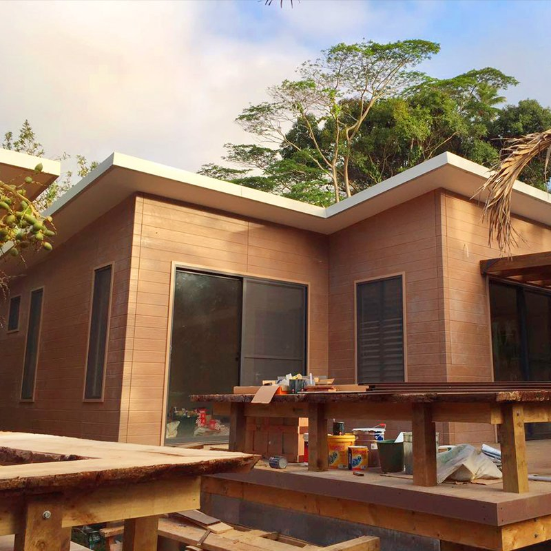 Prefabricated Houses Single Storey Light Steel Frame Villa for Family Top Quality