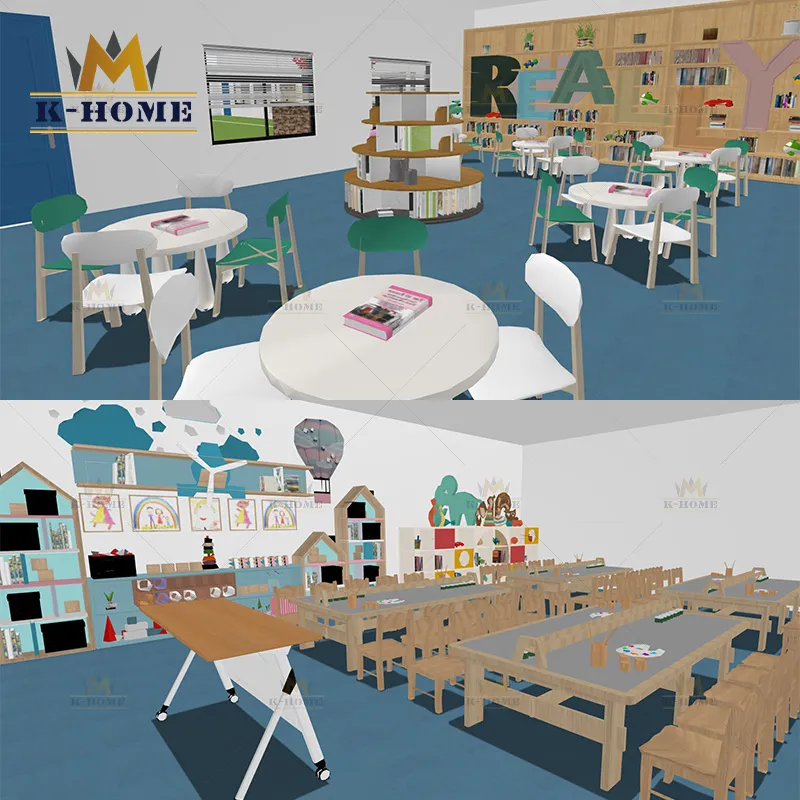 E-shape Classroom Layout