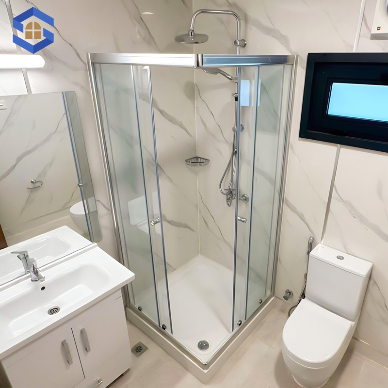 Quick Assembly Office House Soundproof Southeast Asia Project Double-Storey Portable Prefabricated House for Mining Camp Living