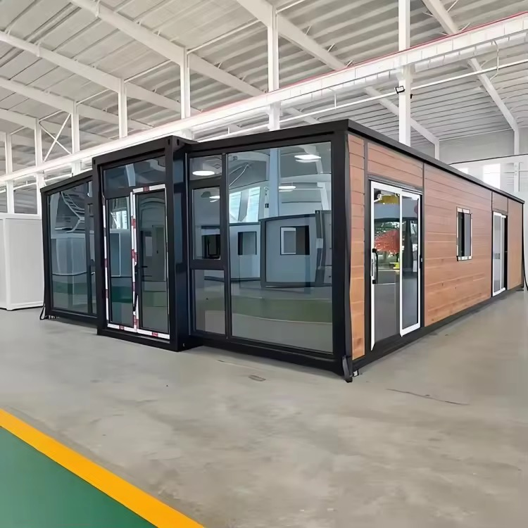 Modern Living Room 2 Bedroom Hotel Office Expansion Foldable Portable Mobile Home Prefabricated Expandable Container Home