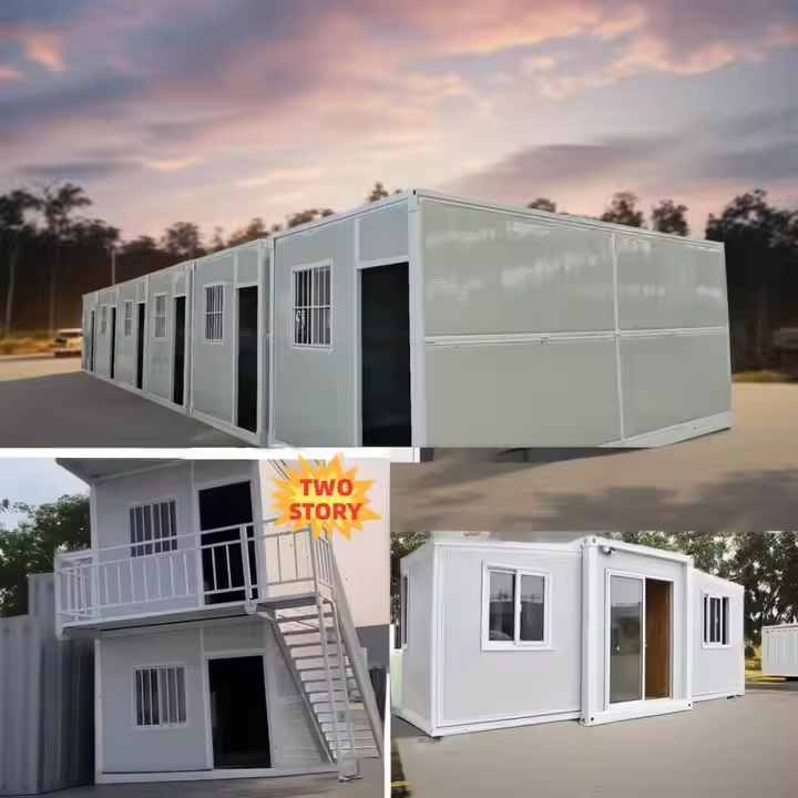 Economic Modular Flat Pack Prefabricated Folding Container Office House