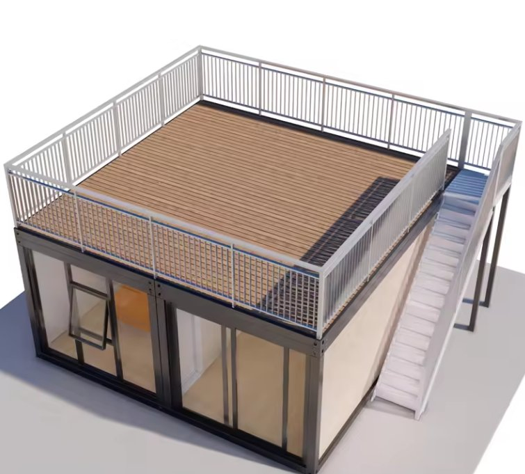 Fireproof Prefabricated House Portable Office Modern Modular Container House Warehouse Detachable Tiny Containers House