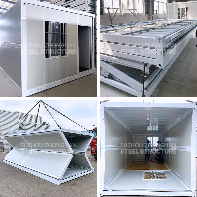 Custom 20FT/40FT Portable Living Prefab Movable Mobile Portable Prefabricated Folding Steel House Sea Shipping Building Container for Office/Warehouse for Sale