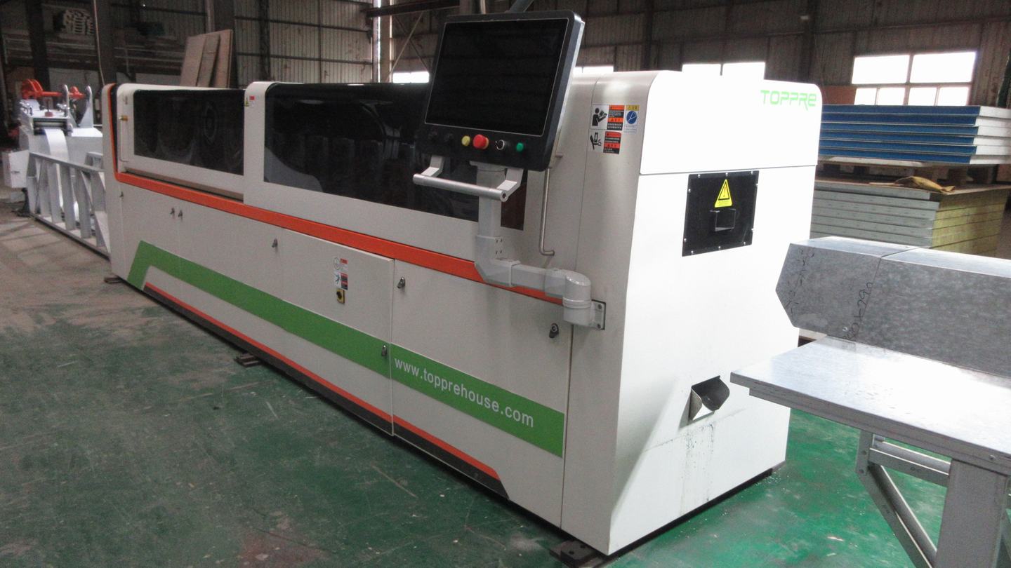 Steel keel roll-forming machine for light gauge steel framing