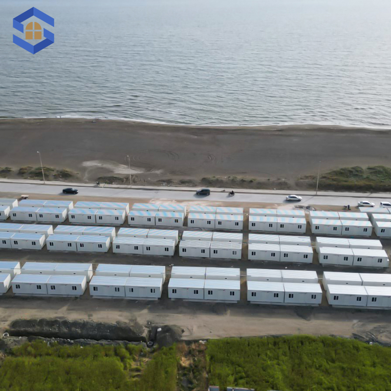 Quick Assembly Office House Soundproof Southeast Asia Project Double-Storey Portable Prefabricated House for Mining Camp Living