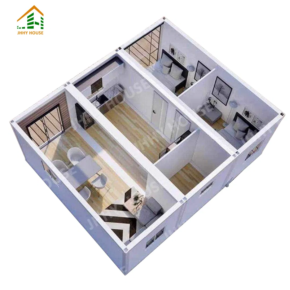 20FT/40FT Durable Prefabricated Container Home Office Container Cabin 40FT Flat-Pack Labor Camp Prefab Container House