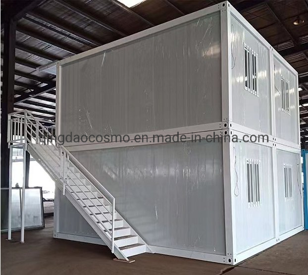 Factory Price 20FT Double Storey Prefab Modern Modular Labor Camp Detachable Container Office Prefabricated House for Sale