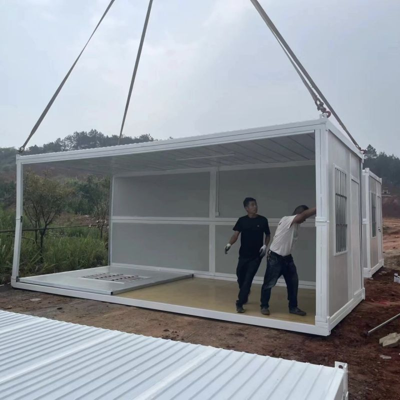 High Quality Prefabricated Foldable Container House with Earthquake-Resistant and Heat Insulated