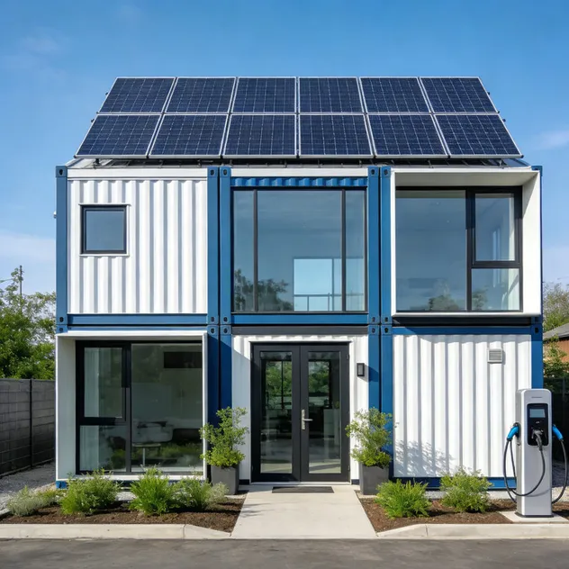 Prefab Modular House Detail 1