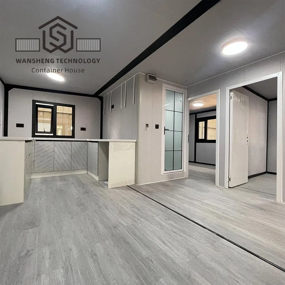 Prefabricated Modular House-Quick Assembly Expandable Container House Kit Customizable, Insulated for Heat Quick Assembly Tiny House for off-Grid Living