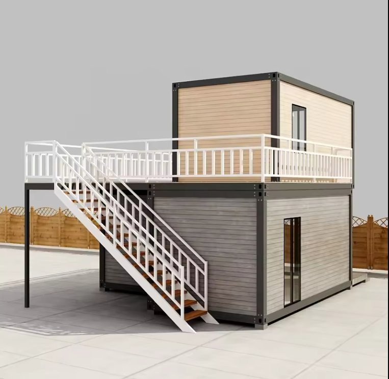 Fireproof Prefabricated House Portable Office Modern Modular Container House Warehouse Detachable Tiny Containers House