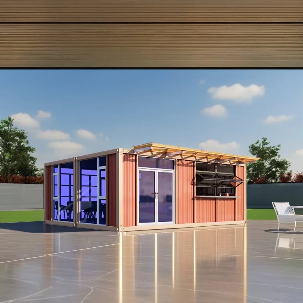 Custom Luxury Double-Storey Townhouse Prefabricated Container Villa Modern Mobile Prefab Light Steel Tiny House Flat Pack Villa