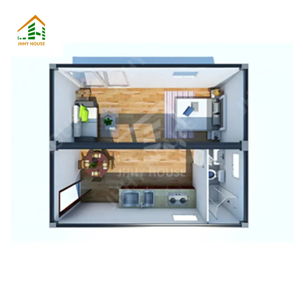 20FT/40FT Durable Prefabricated Container Home Office Container Cabin 40FT Flat-Pack Labor Camp Prefab Container House