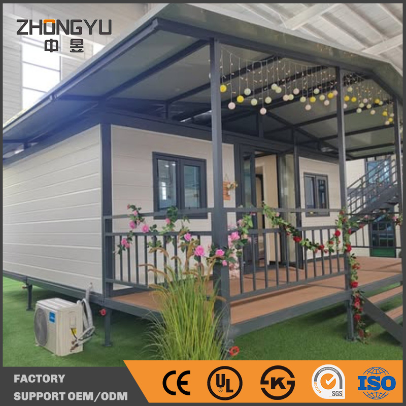 20FT Expandable Container Office &amp; Home Luxury Prefabricated Mobile Unit with Modular Design