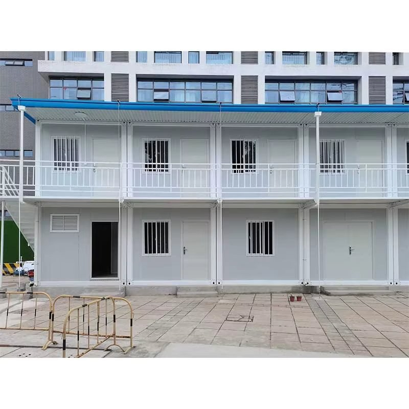 Fast Build Low Price Double Storey Modular Flat Pack Living Modular Prefabricated Container Van House for Sale Philippines