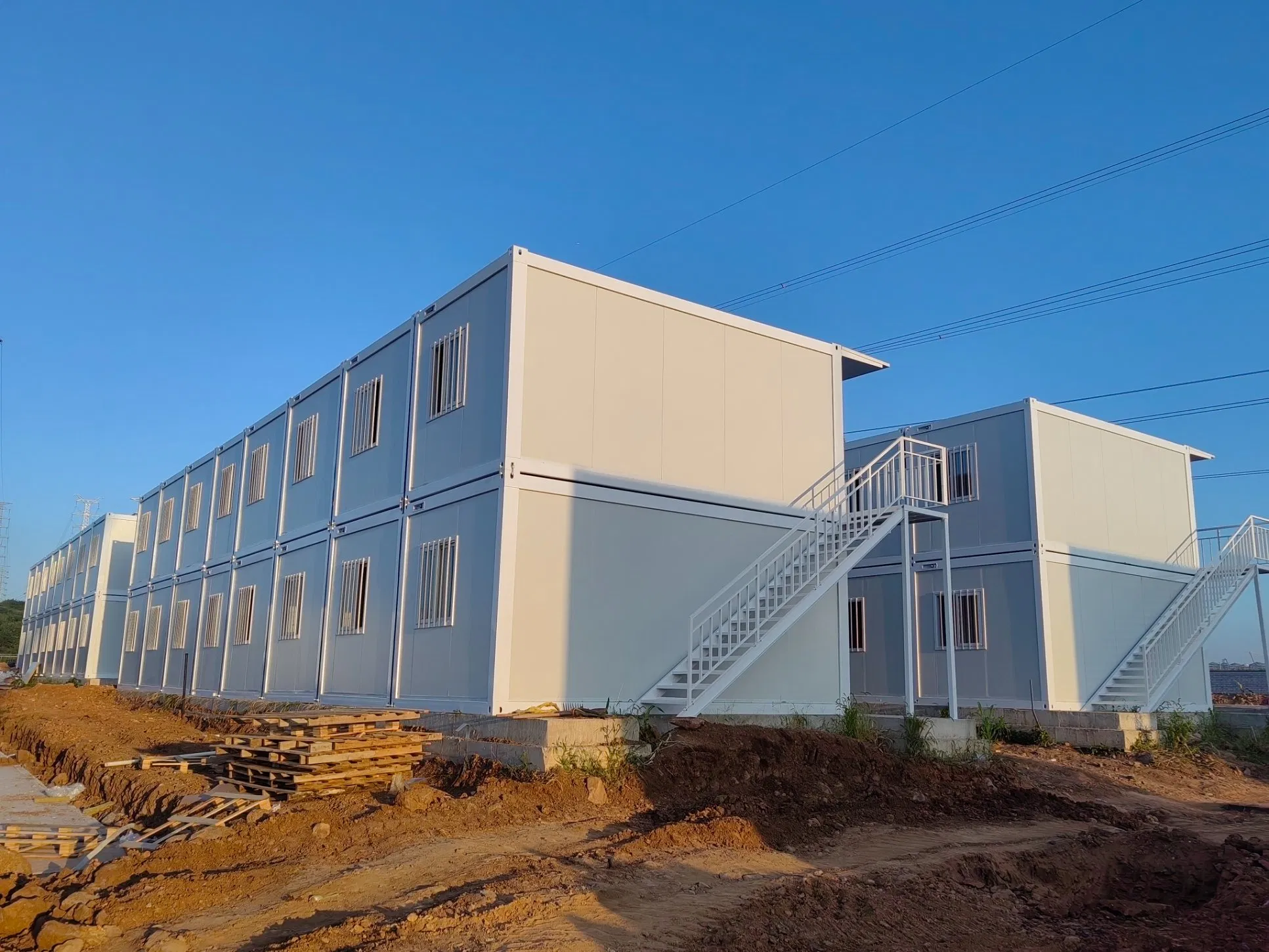 Single Storey Prefabricated House Modular Container Dormitory