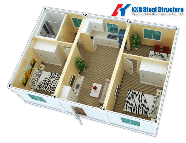 Prefabricated Light Steel Customized Modular Civil Container Home House