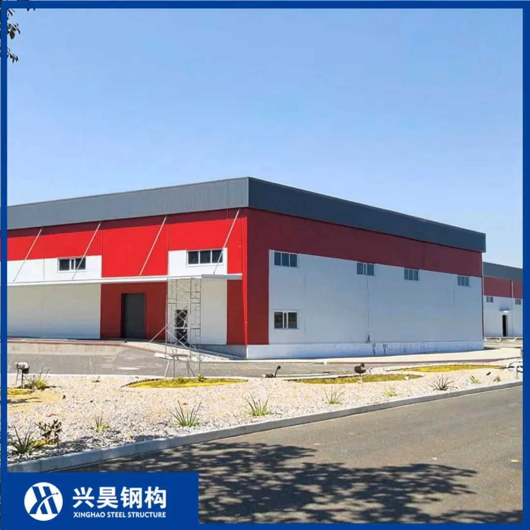 Hot-DIP Galvanized Box Column Heavy Steel Workshop Prefabricated/Prefab Industrial Metals Warehouse Heavy Steel Structure Workshop